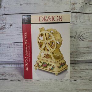 PS Design Musical Ferris Wheel Music Box Spins Plays Waltz of The Flowers - NEW
